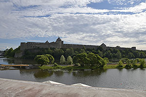 Narva: pevnosť Ivangorod, 15.7.2022 Narva