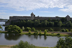 Narva: pevnosť Ivangorod, 15.7.2022 Narva