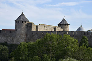 Narva: pevnosť Ivangorod, 15.7.2022 Narva
