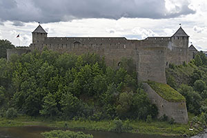 Narva: pevnosť Ivangorod, Jaanilinn, 15.7.2022 Narva