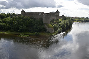 Narva: pevnosť Ivangorod, Jaanilinn, 15.7.2022 Narva