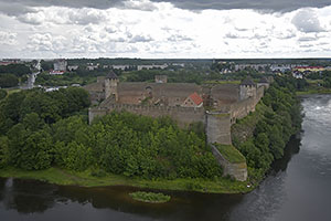 Narva: pevnosť Ivangorod, Jaanilinn, 15.7.2022 Narva