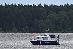 Narva: rieka Narva, 15.7.2022 Narva