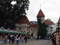 Tallinn: Viru värav (brána Viru), 2.8.2013 Tallinn