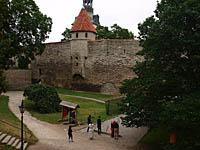 Tallinn: opevnenie horného mesta, veža Tallitorn, 2.8.2013 Tallinn