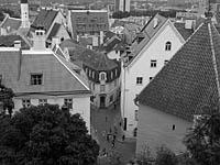 Tallinn: pohľad z Horného mesta (Toompea), 2.8.2013 Tallinn