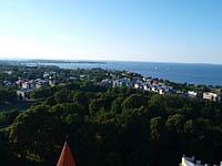 Tallinn: pohľad z veže kostola sv. Olafa, 2.8.2013 Tallinn