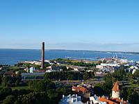 Tallinn: pohľad z veže kostola sv. Olafa, 2.8.2013 Tallinn