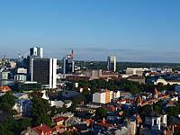 Tallinn: pohľad z veže kostola sv. Olafa, 2.8.2013 Tallinn