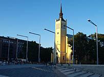 Tallinn: Vabaduse väljak, Tallinna Jaani kirik - kostol sv. Jána, 2.8.2013 Tallinn