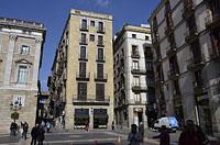 Barcelona: Plaça de Sant Jaume, 12.3.2016 Barcelona