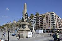 Barcelona: Estatua de Francesc Rius i Taulet, 12.3.2016 Barcelona