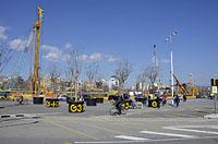 Barcelona: Plaça de les Glories Catalanes, 12.3.2016 Barcelona