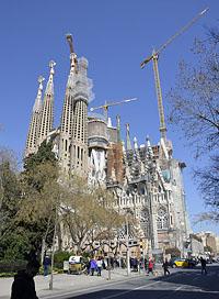 Barcelona: Sagrada Família, 12.3.2016 Barcelona