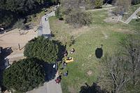 Barcelona: pohľad z lanovky na Montjuic, 12.3.2016 Barcelona