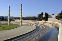 Barcelona: Olympijský park, 12.3.2016 Barcelona
