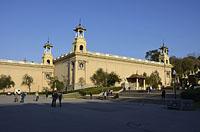 Barcelona: Avinguda de la Reina Maria Cristina, 12.3.2016 Barcelona