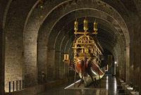 Barcelona: replika galéry Real zo 16. storočia v Museu Marítim, 12.3.2016 Barcelona