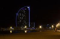 Barcelona: hotel W Barcelona, alebo Hotel Vela, 12.3.2016 Barcelona