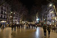 Barcelona: La Rambla, 12.3.2016 Barcelona