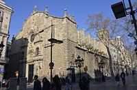 Barcelona: Parroquia de la Mare de Déu de Betlem (Betlehemský kostol), 13.3.2016 Barcelona