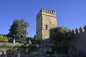 Córdoba: Torre de los Leones, Alcázar de los Reyes Cristianos, 18.4.2023 Córdoba