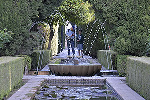 Granada: Generalife, Jardines Bajos, 20.4.2023 Granada