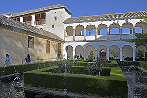 Granada: Generalife, Patio del Ciprés de la Sultana, 20.4.2023 Granada