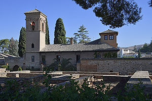 Granada: Alhambra, Monasterio de San Francisco, 20.4.2023 Granada