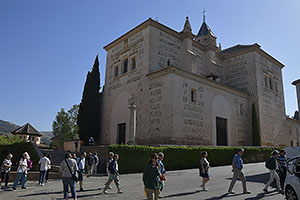 Granada: Alhambra, Iglesia de Santa María, 20.4.2023 Granada