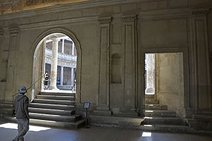Granada: Alhambra, Palacio de Carlos V, 20.4.2023 Granada