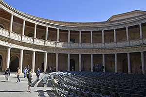 Granada: Alhambra, Palacio de Carlos V, 20.4.2023 Granada