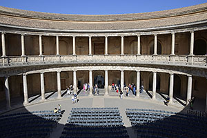 Granada: Alhambra, Palacio de Carlos V, 20.4.2023 Granada