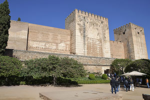 Granada: Alhambra, Alcazaba, 20.4.2023 Granada