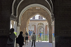 Granada: Alhambra, Palacios Nazaríes, 20.4.2023 Granada
