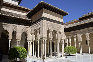 Granada: Alhambra, Palacios Nazaríes, 20.4.2023 Granada