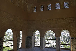 Granada: Alhambra, Palacios Nazaríes, Torre de las Damas, 20.4.2023 Granada