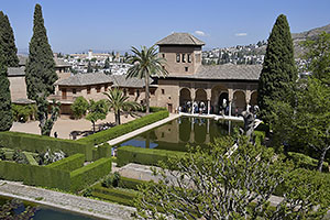Granada: Alhambra, Palacios Nazaríes, Palacio de Partal, 20.4.2023 Granada