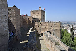 Granada: Alhambra, Alcazaba, Torre de la Vela, 20.4.2023 Granada