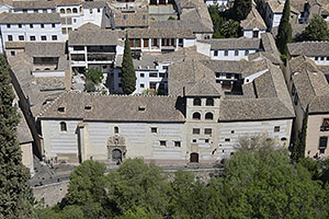 Granada: výhľad na mesto z Alhambry, Convento de Santa Catalina de Zafra, 20.4.2023 Granada