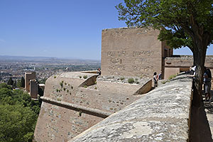 Granada: Alhambra, Alcazaba, Torre de la Pólvora, 20.4.2023 Granada