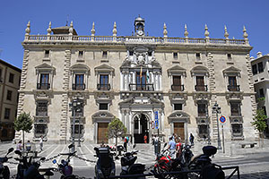 Granada: Plaza Nueva, Palacio de la Real Chancillería, 20.4.2023 Granada