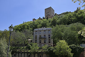 Granada: Alhambra, Alcazaba, 20.4.2023 Granada