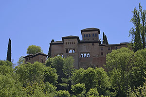 Granada: Alhambra, Alcazaba, 20.4.2023 Granada