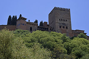 Granada: Alhambra, Alcazaba, 20.4.2023 Granada