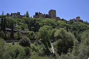 Granada: Alhambra, Alcazaba, 20.4.2023 Granada