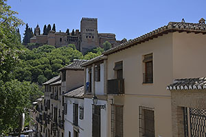 Granada: Alhambra, Alcazaba, 20.4.2023 Granada