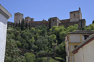 Granada: Alhambra, Alcazaba, 20.4.2023 Granada