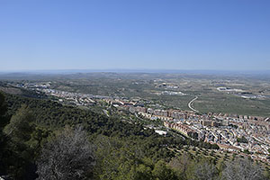 Jaén: výhľad z Castillo de Santa Catalina, 18.4.2023 Jaén