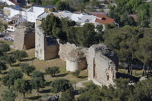 Jaén: výhľad z Castillo de Santa Catalina, 18.4.2023 Jaén